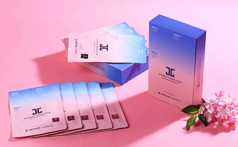 10 шт. JAYJUN Sakura Shuiguang иглы увлажняющая маска пакет 3 шаг Корея пополнение маска для лица усадка поры