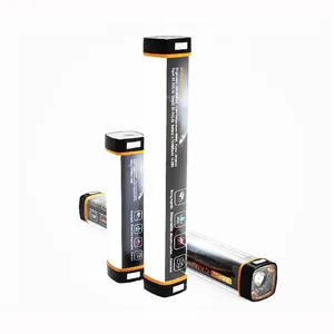 Внешний аккумулятор на комаров светильник палка Магнитный съемник для жестких бирок для электронного отслеживания товара, карп палатка светильник Водонепроницаемый SOS USB Перезаряжаемые палатка светильник светодиодный фонарики