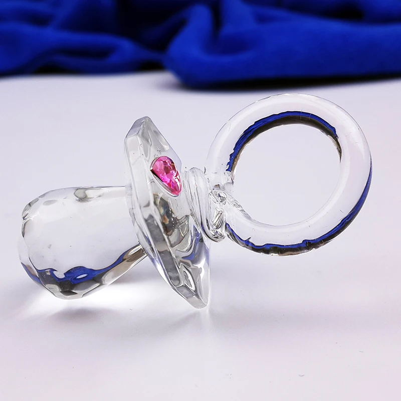 30 шт./лот милая детская пустышка с кристаллами для вечеринки в честь будущей мамы