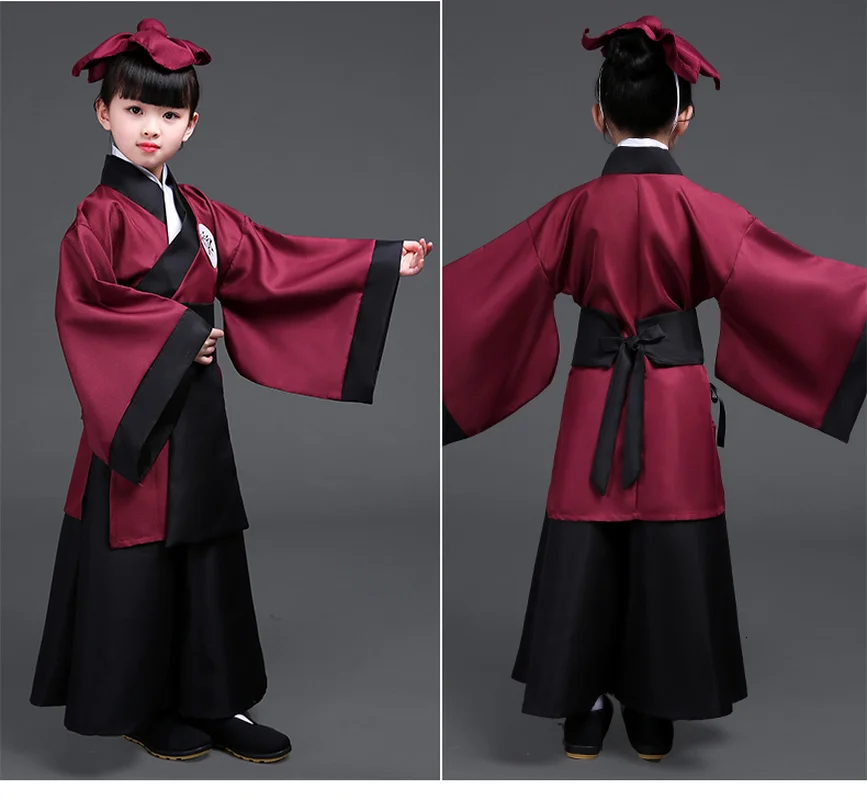 Шапка ханьфу китайской традиционной династии Тан детский халат танцевальные