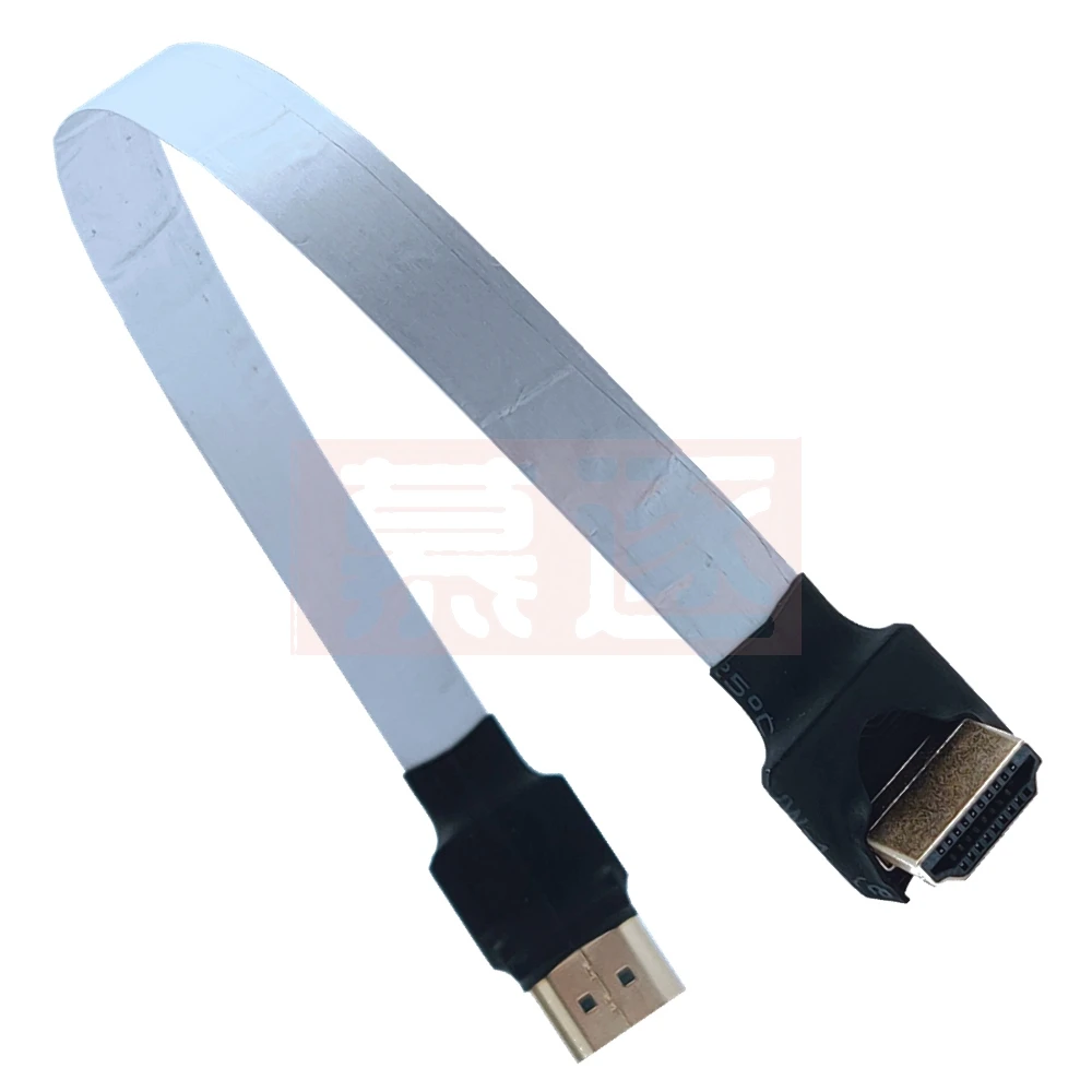 FPV HD Typ A Stecker UP Down Abgewinkelt 90 Grad Zu HD-kompatiblen HDTV FPC Flach Kabel Für Kamera TV Мультикоптер Luftaufstelle