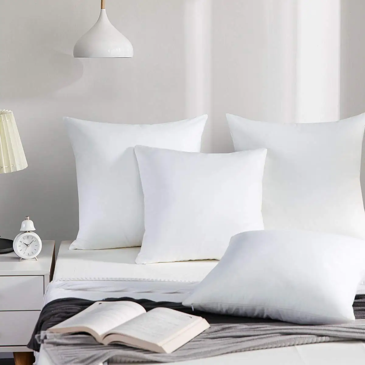 

Peter Khanun Home Cushion Inner Goose Feather Filling Pillow Core Hometextile Bedding Pillow 037