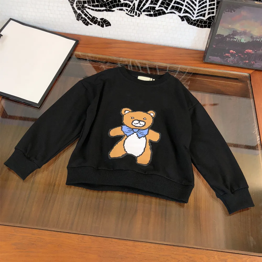 

Designer children's clothing 2021 early autumn new products men and women the same sports and leisure sweater suit cartoon bear