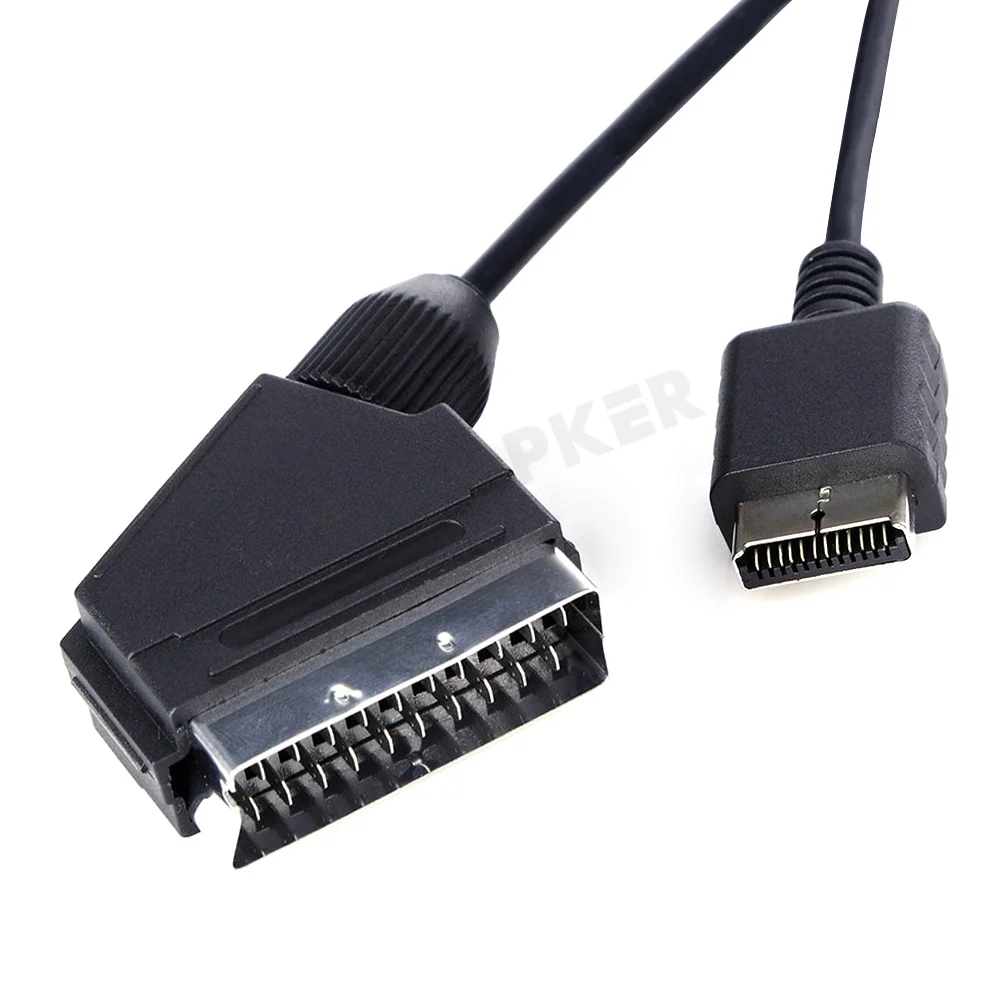1 8 м AV кабель RGB SCART сменный Соединительный для Sony Playstation PS1 PS2 PS3 PAL игровые
