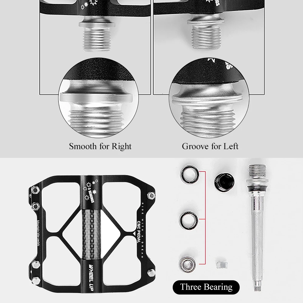 

Aluminum Alloy Bicycle Cycling Pedal Mountain Bike Bicycle Pedal Durable Foot Road Bike Pedal Accessories