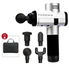 Пистолет Phoenix A2 для массажа мышц, массажер глубоких тканей, терапевтический пистолет, упражнения, снятие мышечной боли, коррекция фигуры с сумкой