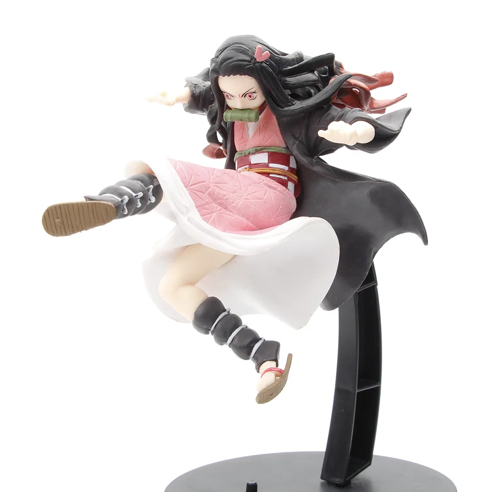 

17cm Cartoon Demon Slayer Kimetsu No Yaiba Kamado Nezuko Battle Figurine PVC Collectible Model Figure Toys Dolls