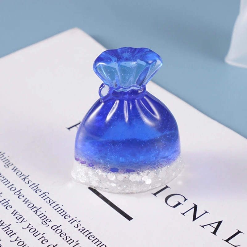 

DIY Crafts Purse Lucky Bag Decoration Casting Silicone Mould Jewelry Ornaments Making Tools Crystal Epoxy Resin Mold HX6F