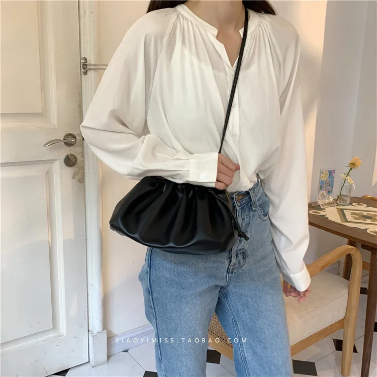 Для женщин простой пельмени сумка дизайнера; стиль ретро; Приятная для Fashion Cloud/женские сумки через плечо сумка на плечо женская сумочка клатч