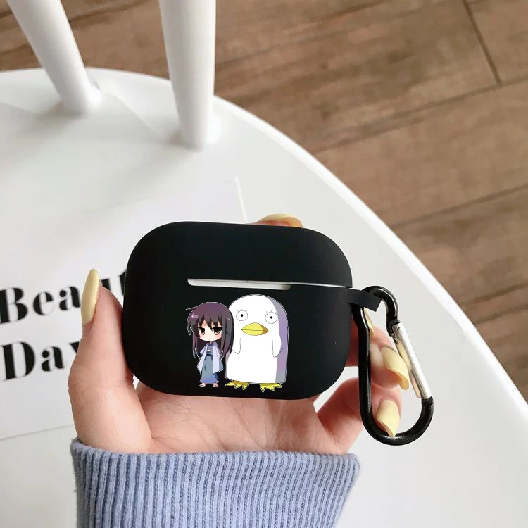 

Чехол для наушников аниме Gintama, чехол для наушников Airpods Pro, чехол для беспроводного Bluetooth apple airpods pro, чехол, силиконовый чехол
