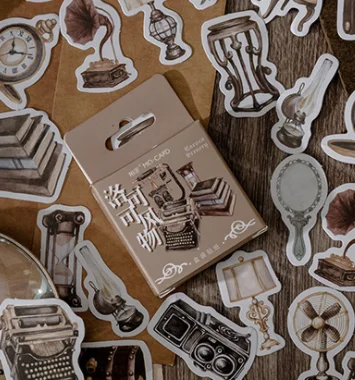 

Vintage time decorative sticker(1pack)