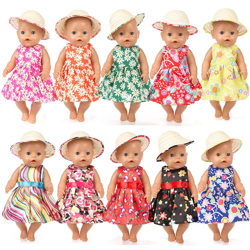 Аксессуары для кукол новорожденных 10 стилей малышей 18 дюймов 40 см-43 см Одежда