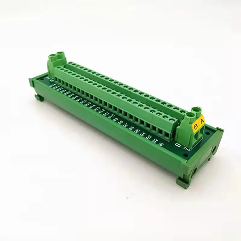

DIN Rail Installation 30A/300V 2*24 Screw Terminal Distribution Module. Can Support multiple Module Expansion Connections.