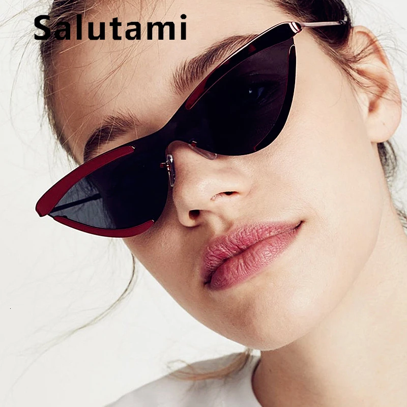 Очки солнцезащитные женские кошачий глаз в металлической оправе|Женские очки| |