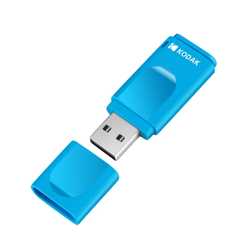 Синий Kodak K232 USB 2,0 Мини Портативный U диск 16 Гб оперативной памяти, 32 Гб встроенной памяти, 64 ГБ USB флеш-накопитель Флешка красочные противоударный автомобиль U диск USB Стик - Цвет: Синий