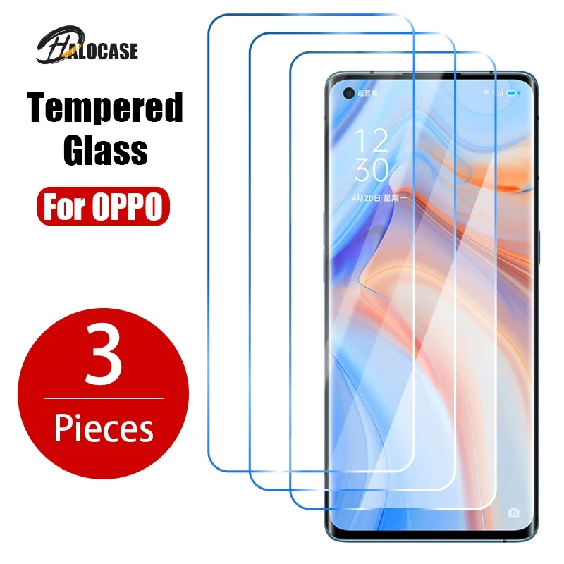 3 шт. Экран протектор Стекло высококачественный защитный чехол для OPPO A91 A72 A73 5G A92 A5