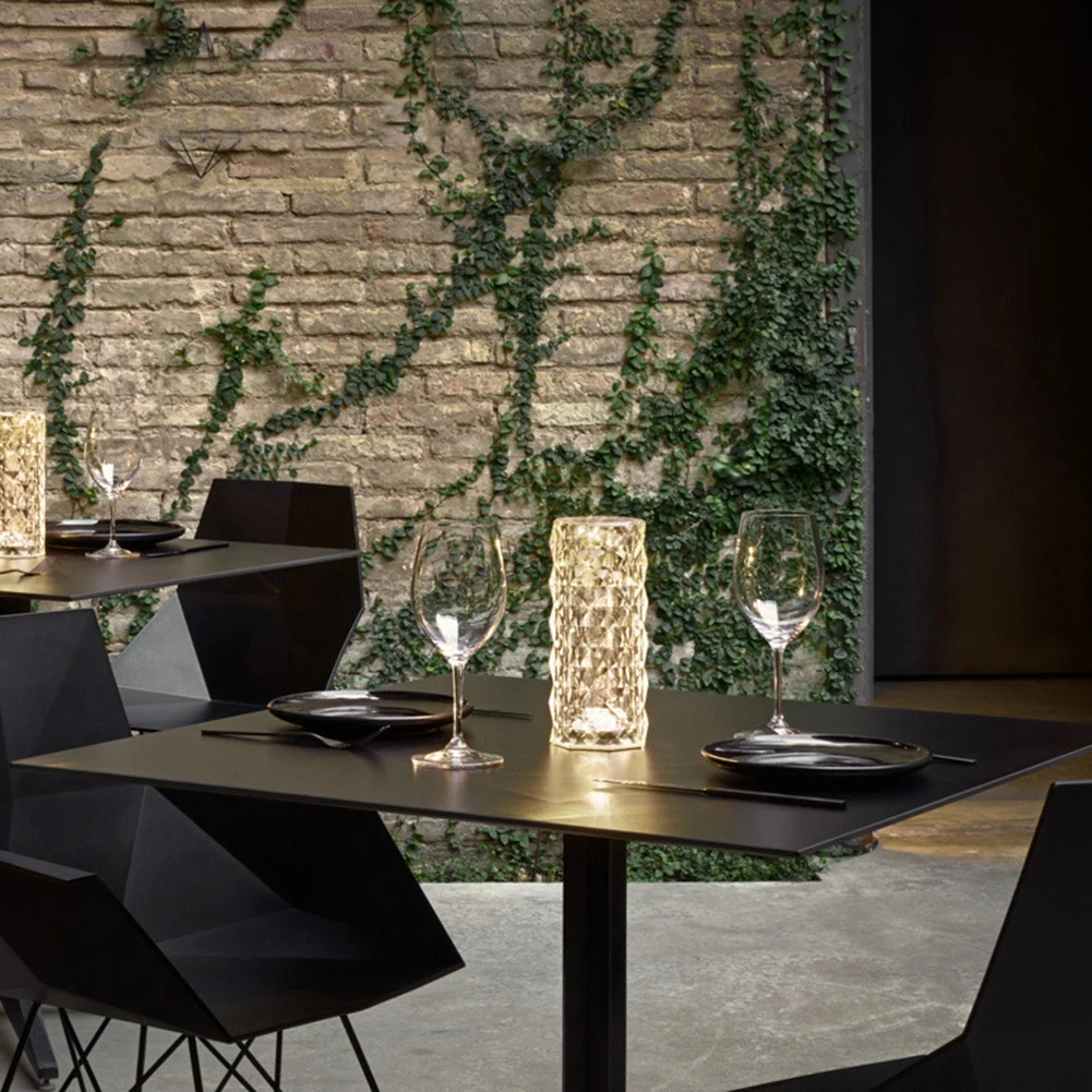 Алмазная настольная лампа современные светодиодные ночники для спальни