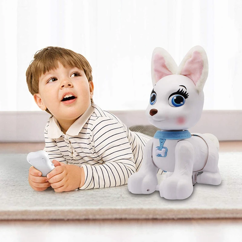 

Remote Control Robot Dog Voice Control Puppy, Intelligent Walking Dancing Programmable Robot , Electronic Pets for Kids