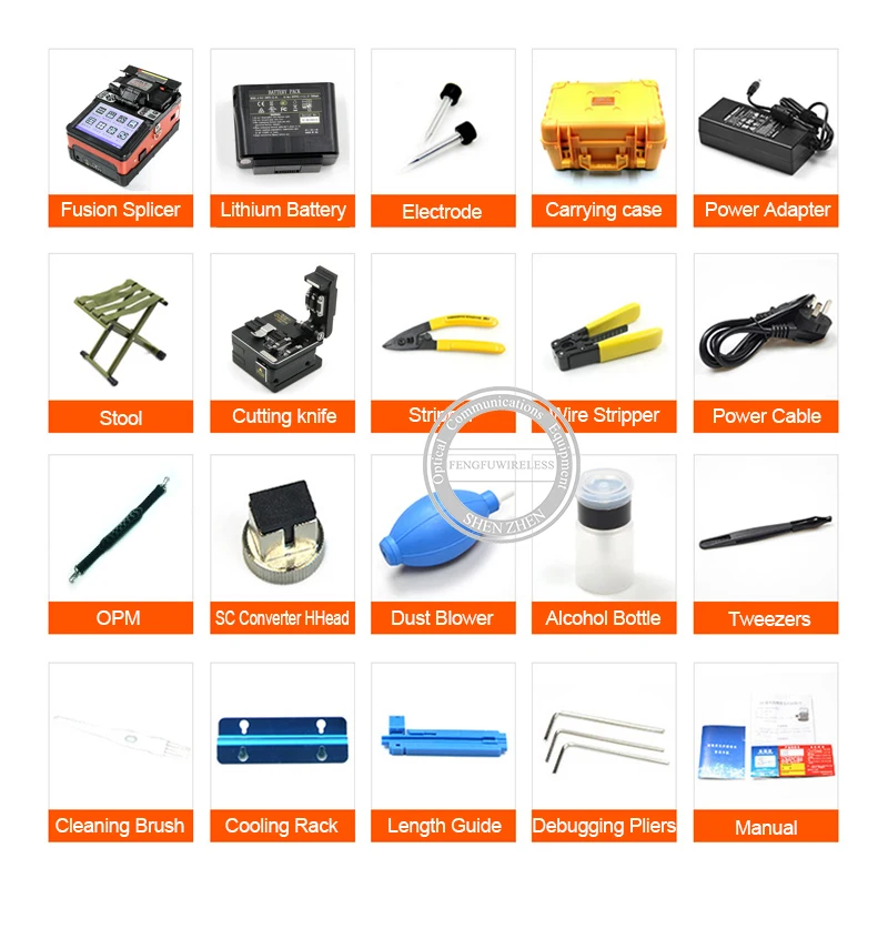 AliExpress рекомендуем волоконно-оптический сварочный аппарат A-81S-оранжевый полностью автоматический сварочный аппарат волоконно-оптический сварочный аппарат