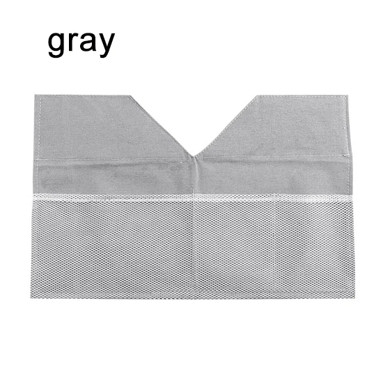 gray Хлопковая настольная подвесная сумка, тканевый органайзер для мелочей, карманные открытки, держатель, сумки, настенные стойки, складские принадлежности, школьные сумки, новинка - Цвет: gray