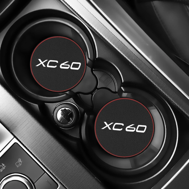 1 шт. коврики для салона автомобиля Кожаная подставка Volvo XC60 V40 V60 S60L S80 XC80 XC90
