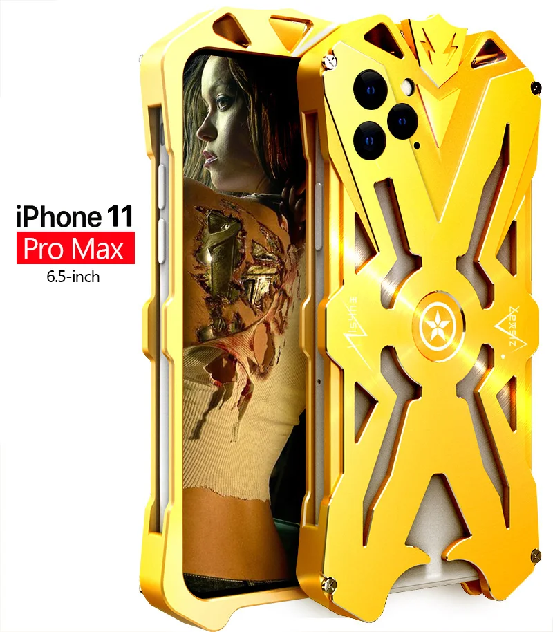 Металлический алюминиевый чехол для iphone 11, защитный чехол Doom, сверхпрочная защита для iphone 11 pro max, Новые Чехлы, чехол-бампер