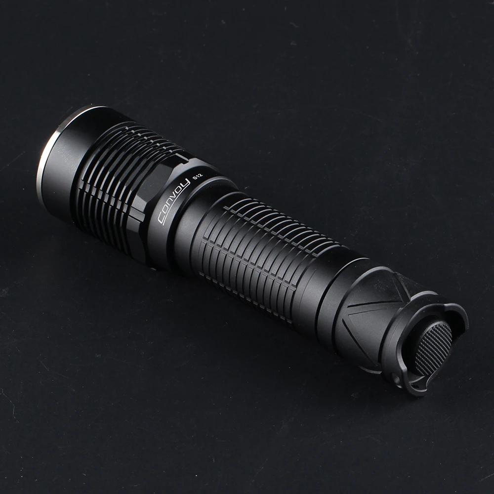 Светодиодный фонарик Convoy S12 с Luminus SST20/Nichia 219C 18650 21700 ручной фонарь Рабочий