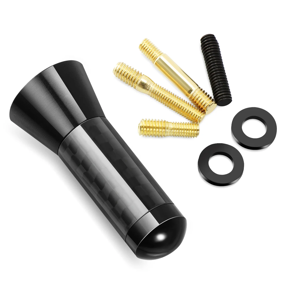 

3.5cm Mini Car Short Carbon Radio Aerial Antenna for peugeot 207 107 polo renault captur opel toyota aygo opel astra bmw f30