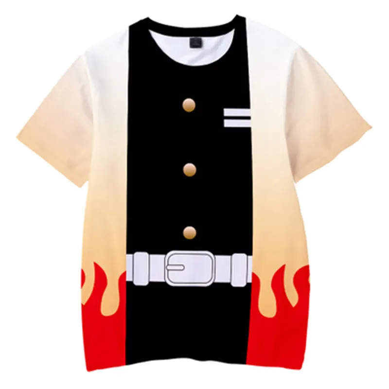 

Короткая футболка с героями из японского аниме «Объёмный рисунок (3D-принт) демон убийца, одежда для мальчиков, футболка для мальчиков детска...