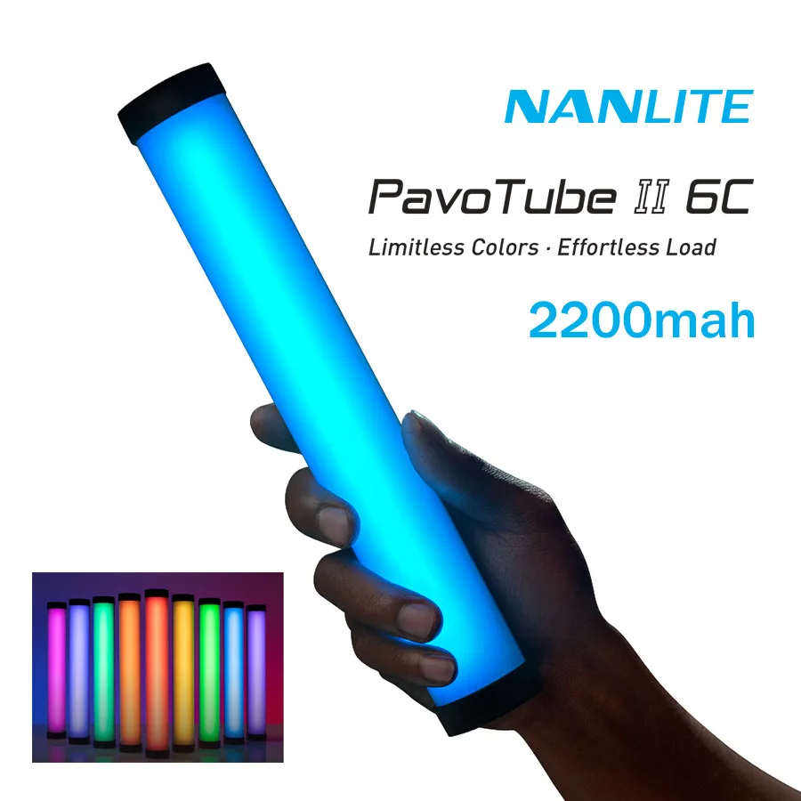 

Nanlite PavoTube II 6C Photography Lighting Stick Tube Portable Handheld LED RGB Fill Light Photos Video soft light Nanguang