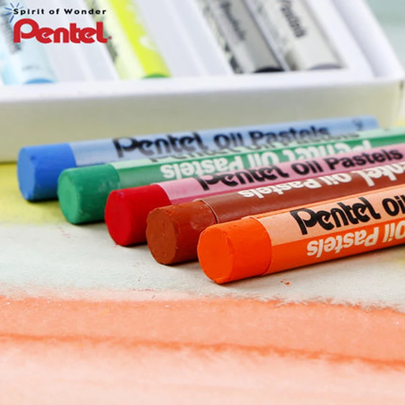 Pentel масляные краски кисть 12/16/25/36/50 Цвета для смываемых рисунков художественной