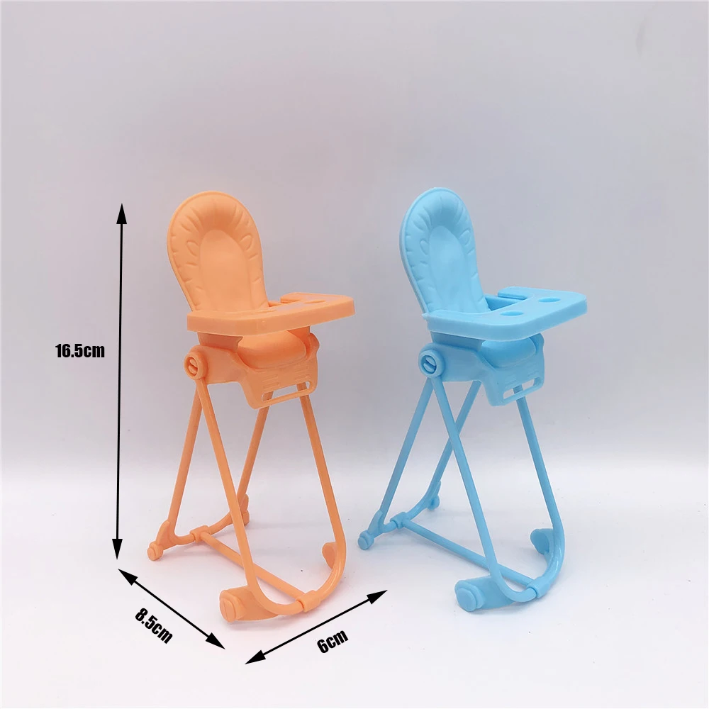 Новинка 2020 г. Смешанная кукольная пластиковая мебель мини игрушка обеденный стул