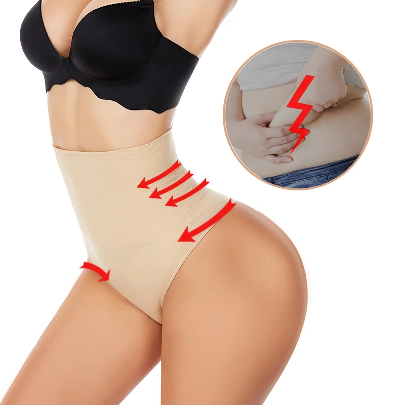 утягивающее белье Женский утягивающий корсет с высокой талией трусики для