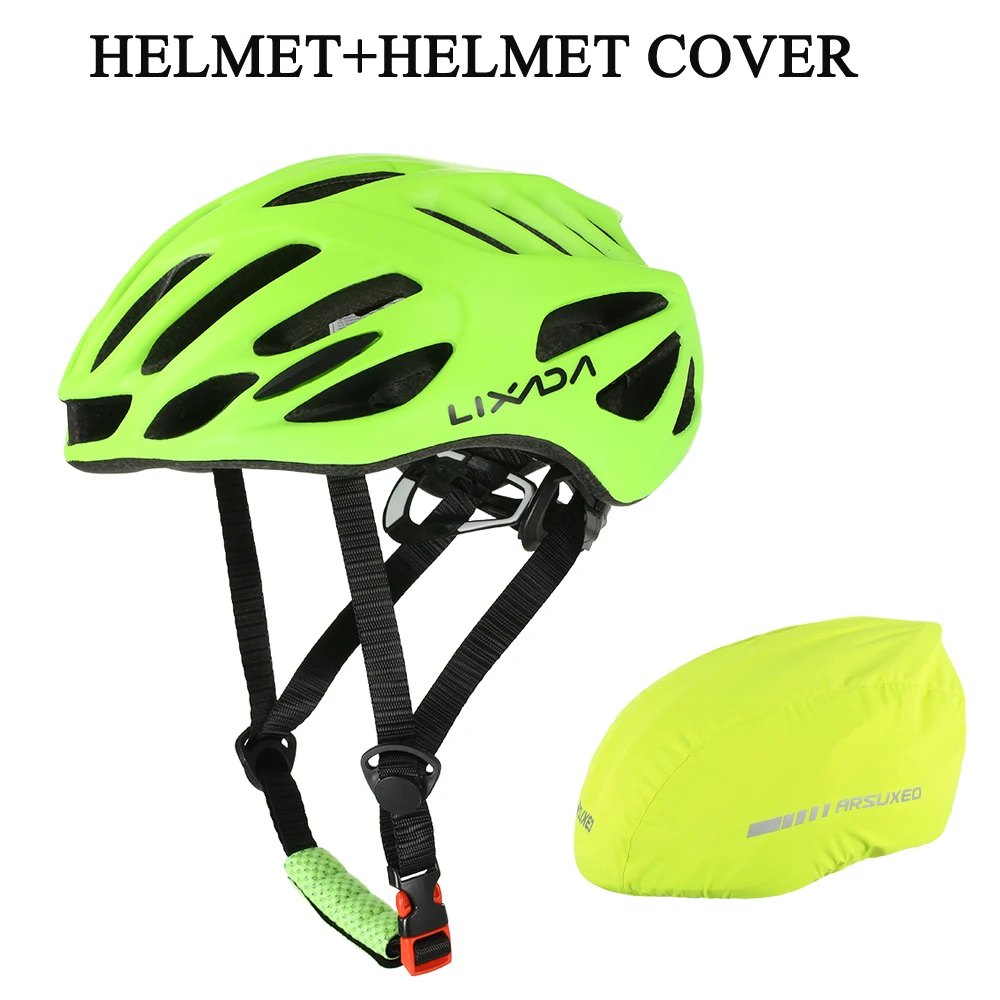 Helmet And Cover Шлем велосипедный шлем крышка 32 вентиляционные отверстия ультралегкий цельно-Формованный EPS спортивный велосипедный шлем с подкладкой коврик горный велосипед - Цвет: Helmet And Cover