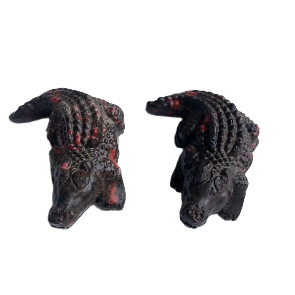 

Natural quartz Stone crocodile Hand Carved Polished High Quality Healing Crystal Carving For Gift