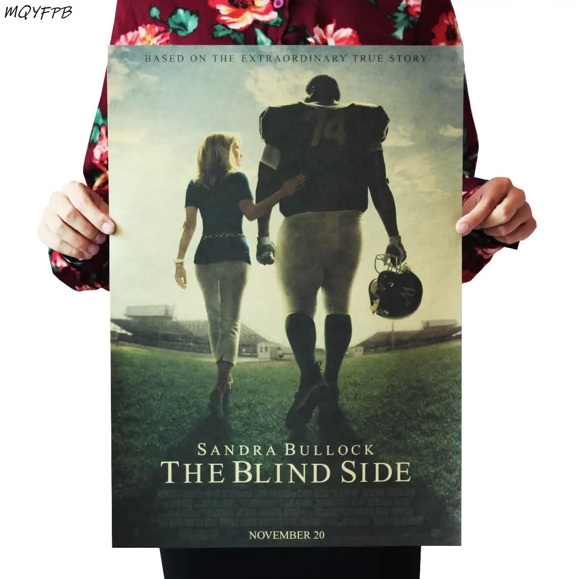 

Inspirational movie The Blind Side Kraft Paper Poster Home Room Bedroom Wall Decoration Painting Core 50.5x35cm