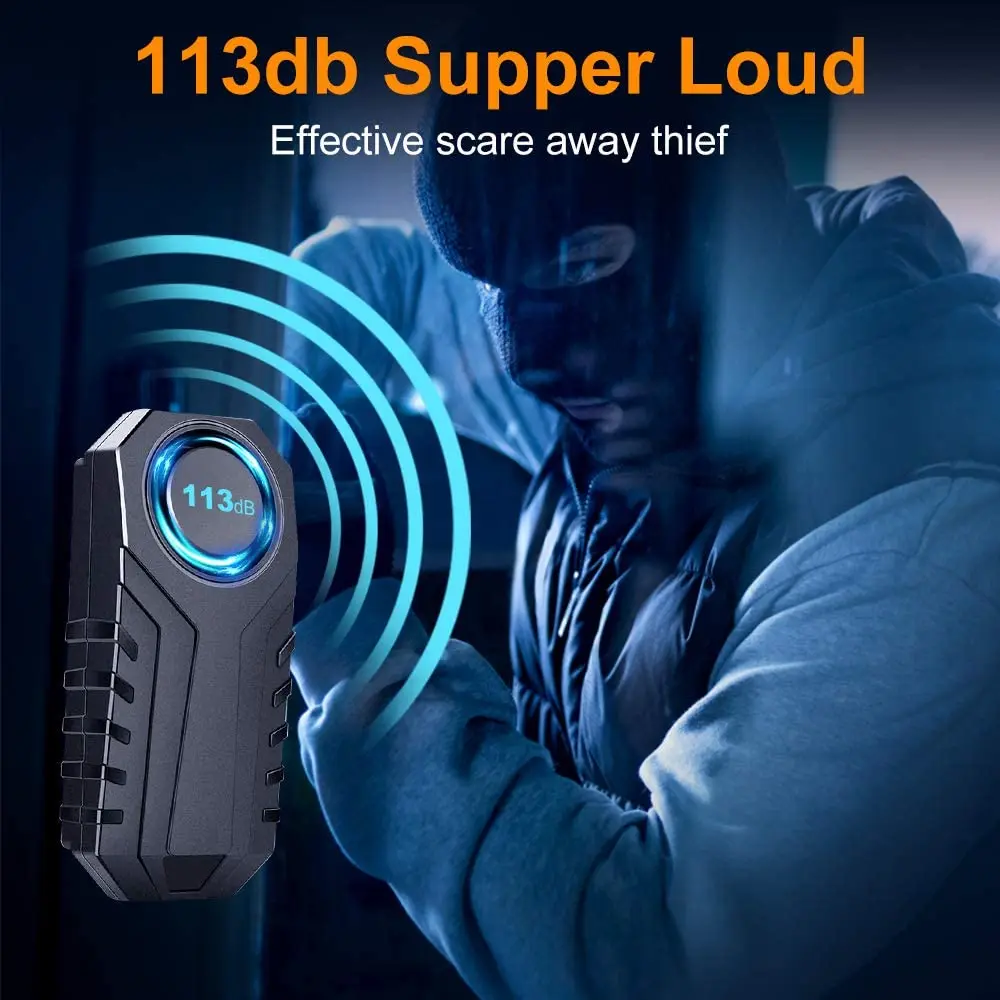 Сигнализация велосипедная Awapow 113dB с защитой от кражи и пультом ДУ | Безопасность