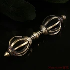 Тибетская Коллекционная тибетская латунь Kingkong 8 линий Dorje 75 мм буддийская Puba Vajra Droje TBC915