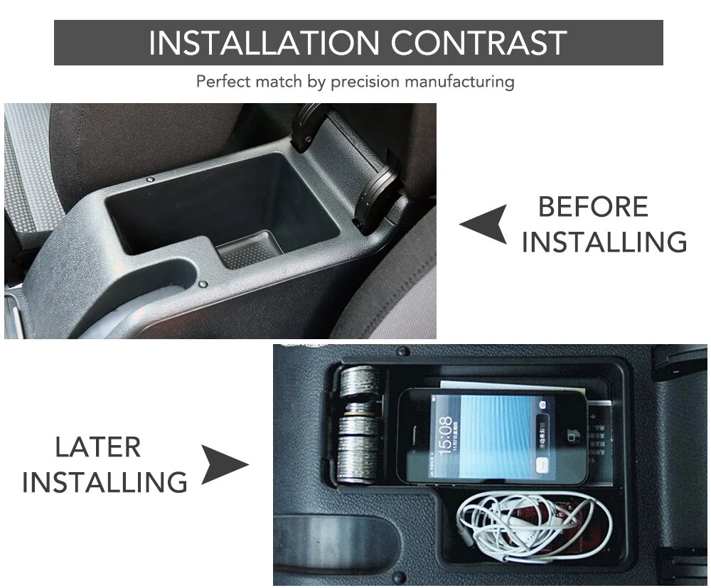 Стайлинг автомобиля центральный ящик для хранения подлокотник broadhurst
