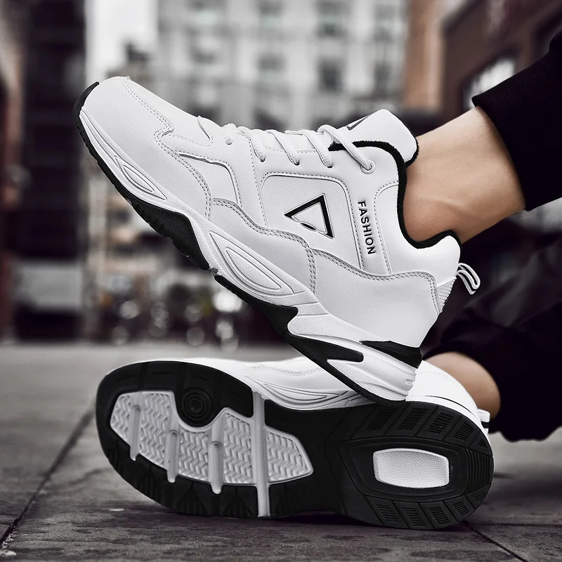 Мужские зимние кроссовки с плюшевой подкладкой Теплая Повседневная обувь из