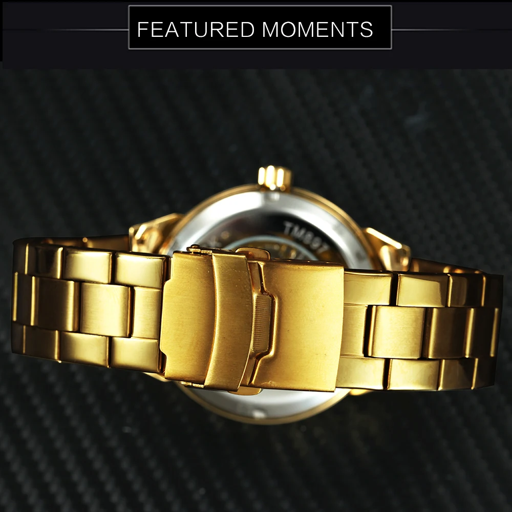 

Punk Skull Watch Men Luxury Brand Automatic Mechanical Wrist Watches Stainless Steel Strap Casual Sports Clock