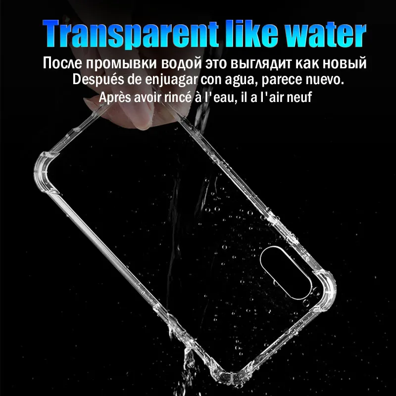 ТПУ противоударный чехол для iphone 11 чехол XR 7 8 Plus защитный чехол для iphone 11 Pro Max XS X 6 6s Plus 5 5S SE чехол со стеклом