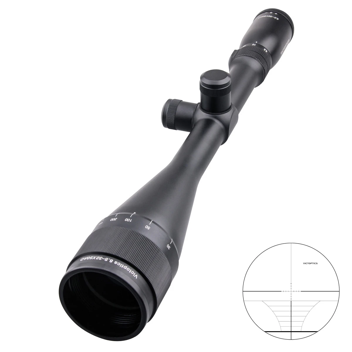 Телескопический прицел Victoptics 8 5 32x50 AO для охоты стрельбы из винтовки один дюйм мин