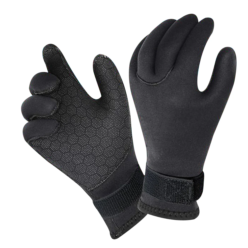 3mm Neoprene Swimming Gloves Swim Snorkeling Gloves Non Slip Diving Winter Swim Gloves Anti Scratch Keep Warm Wetsuit