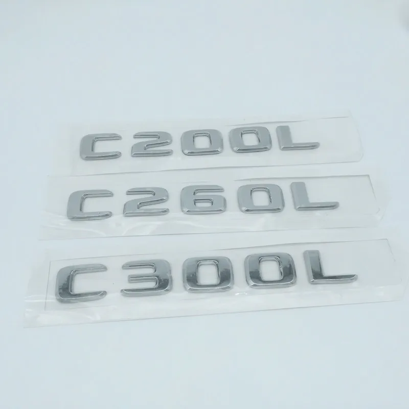 1 шт. C200L C260L C300L E260L E300L E320L E350L S680 S560 S450 4matic Автомобильная буква задняя фотография