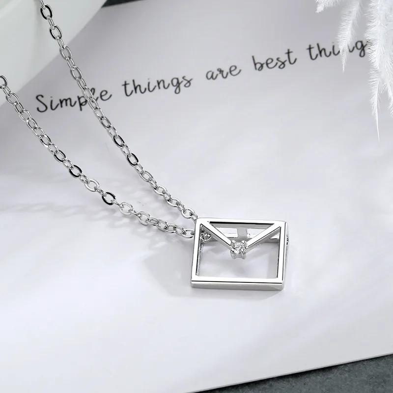 Женское Ожерелье серебряного цвета Антиаллергенная цепочка Pengant для женщин и