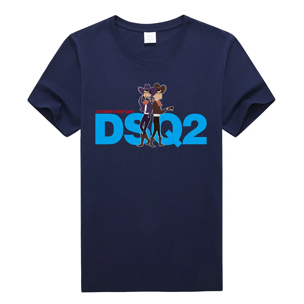 

2021 Men/Women Fashion City Printing Letters DSQ2 Classic Slim T-shirt Short-sleeved Trend freeshipping new arrival