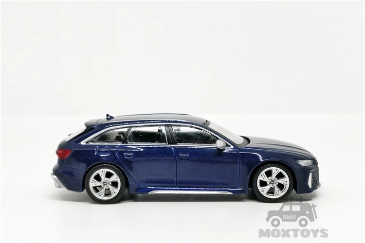 

MINI GT 1:64 RS6 Avant Navarra Blue Metallic RHD Diecast Model Car