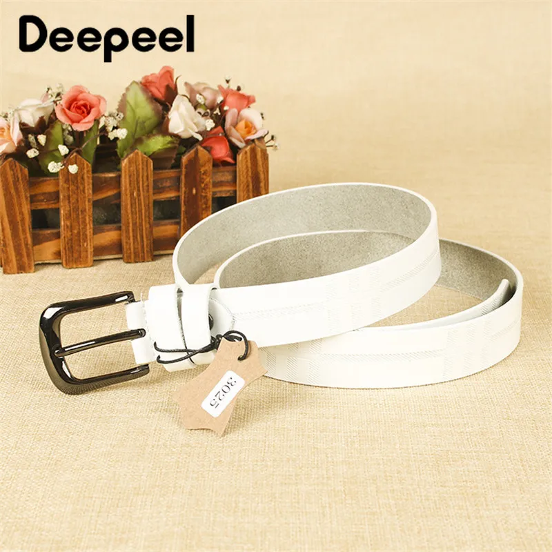 Deepeel 1 шт. 2*100-125 см модная Пряжка из сплава второй слой кожаный женский ремень