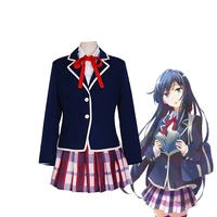 new anime yukinoshita yukino cosplay costume my youth romantic comedy is wrong skirt suit girls school uniforms accessories